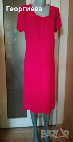 Червена еластична рокля от трико👗🍀S,M👗🍀арт.618