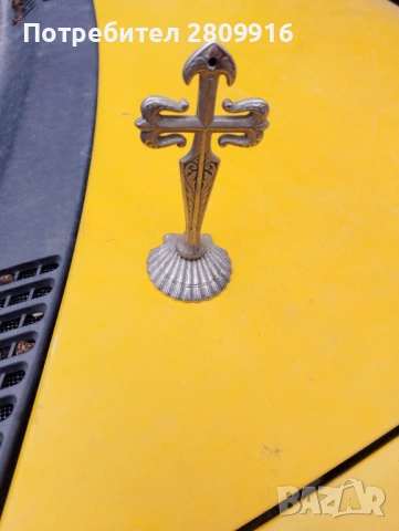 Стар настолен кръст , снимка 3 - Антикварни и старинни предмети - 53888949