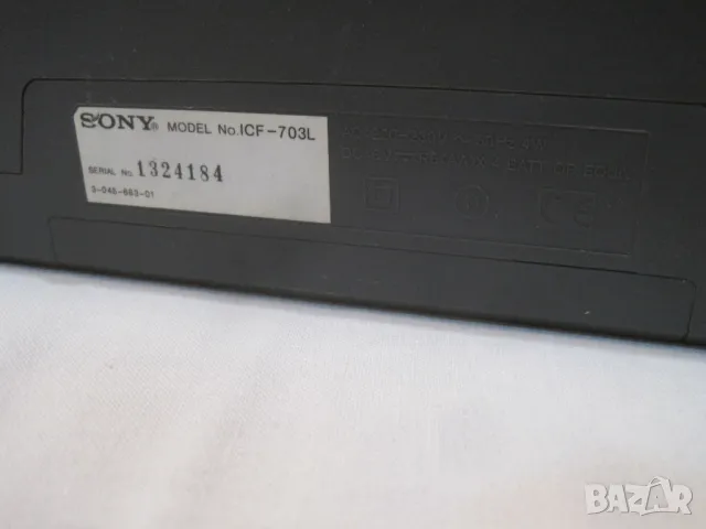 SONY ICF-703L-радиоапарат, снимка 7 - Аудиосистеми - 48089764