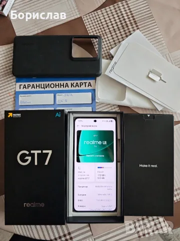 Realme gt7/12-512/,отличен,гаранция. 