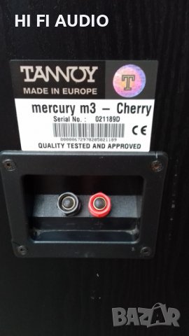 TANNOY mercury m3 Cherry, снимка 4 - Тонколони - 40453016