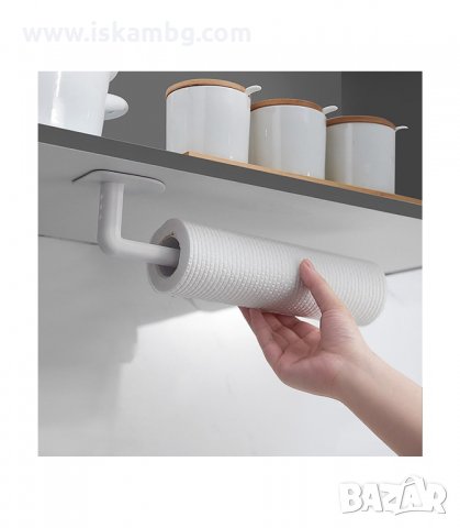 ПОСТАВКА ЗА РОЛКА КУХНЕНСКА ИЛИ ТОАЛЕТНА ХАРТИЯ, ЛЕПЯЩА - КОД 3224