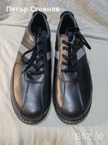 Мъжки сникърси от естествена кожа Real №45, снимка 4 - Спортно елегантни обувки - 54217952