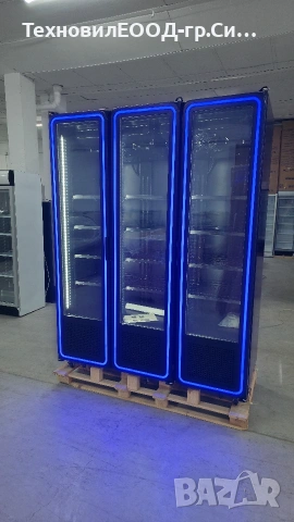 Тройна хладилна витрина 160 см, снимка 3 - Витрини - 53195833