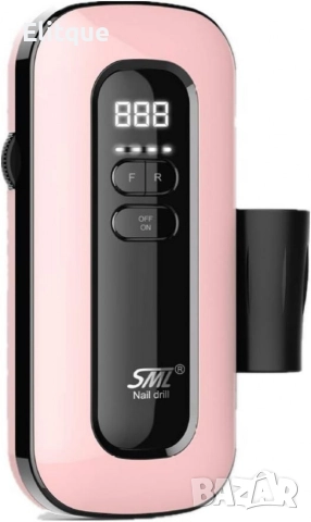 Компактна преносима електрическа пила за маникюр с LED дисплей, снимка 7 - Педикюр и маникюр - 52839289