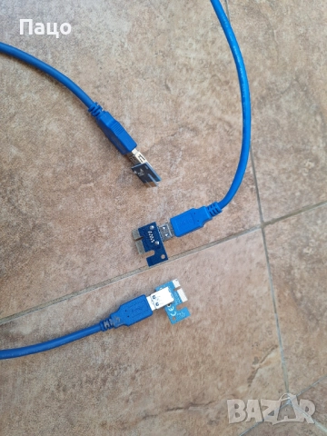 PTSAYING PCI-E 1X TO 16X VER 006C  /4 Броя/, снимка 3 - Други - 52977218