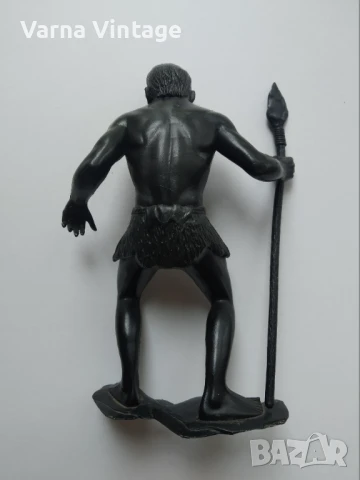 Войници. Неандерталец с копие. мащаб 150 мм (ДЗИ) СССР., снимка 2 - Колекции - 51416588