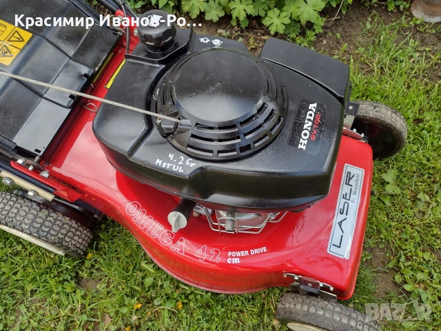 HONDA Бензинова самоходна косачка 42 см., снимка 5 - Градинска техника - 54288182