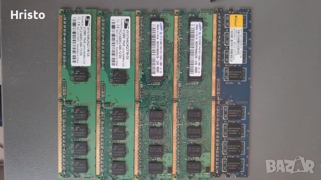 Рам памет , RAM DDR2, 5 x 512MB, снимка 1 - RAM памет - 44320270