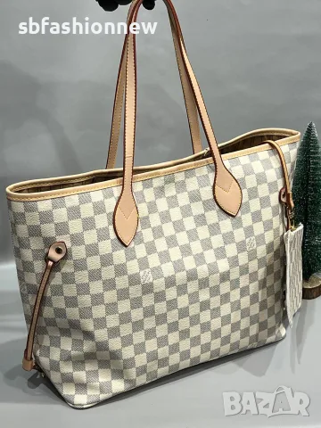 Louis Vuitton Neverfull голям размер, снимка 4 - Чанти - 55764863