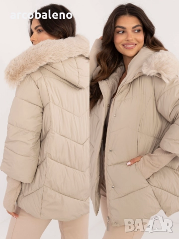 Дамско ватирано зимно яке, 5цвята , снимка 6 - Якета - 51827113