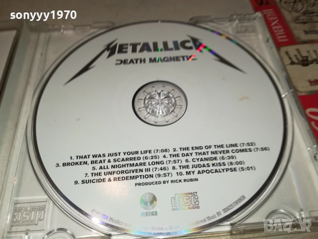 metallica cd 2610250846, снимка 7 - CD дискове - 52182880