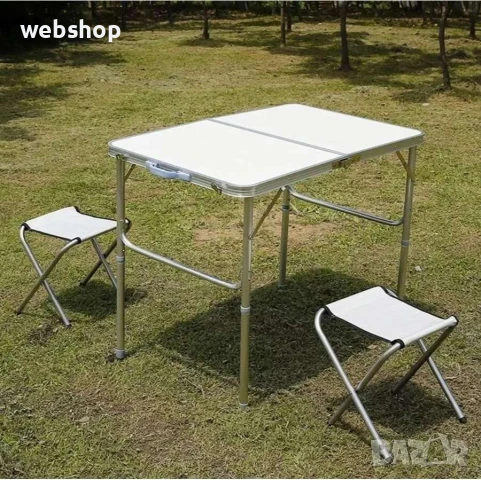 ПРОМО!! Сгъваема маса за Къмпинг и риболов + 2 стола , снимка 4 - Къмпинг мебели - 50492254