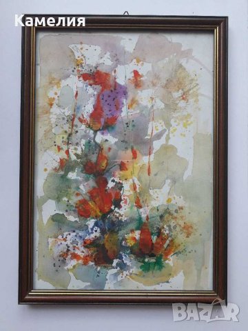 Флорална картина: "Цветя" , снимка 1