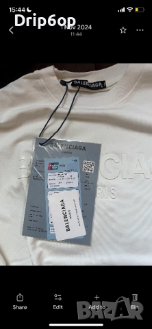 Блуза Balenciaga, снимка 2 - Блузи - 52025549