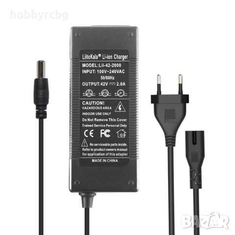 Liitokala зарядно за електрическо колело, мотор, тротинетка 36V 2A 10S