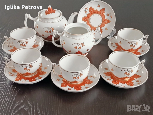 Сервиз  Барбарис-Вербилки, снимка 2 - Антикварни и старинни предмети - 52593985