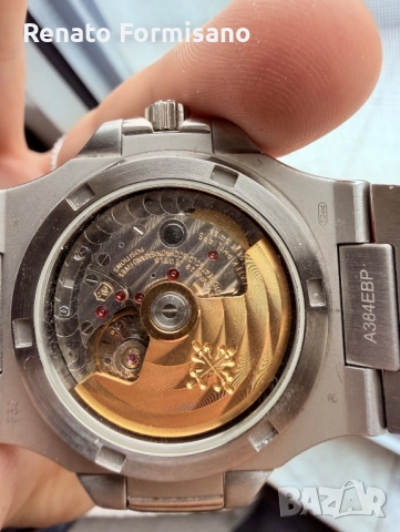 Patek Philippe Nautilus - Black dial, снимка 3 - Мъжки - 52436382