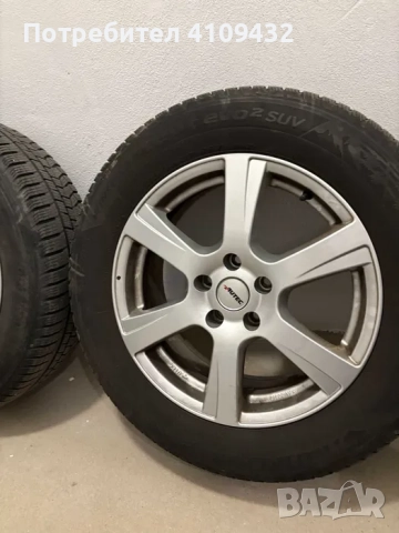 Лети джанти 17 4 бр.  7,0 ET40 5x112 с подарък зимни гуми за SUV HANKOOK, снимка 8 - Гуми и джанти - 51865953
