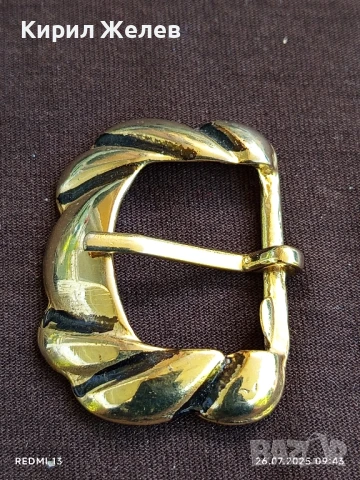 КАТАРАМА за КОЛАН МЕТАЛНА ЗЛАТИСТ ЦВЯТ 50122, снимка 2 - Колани - 51146098
