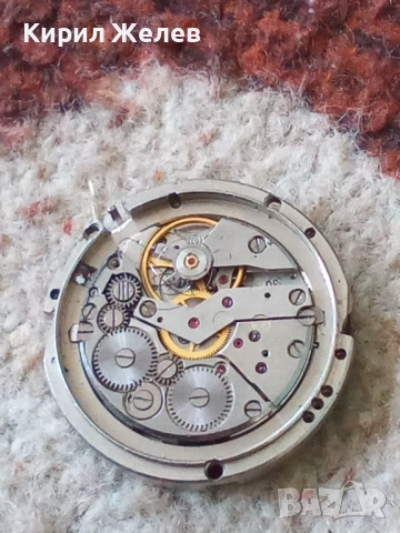 Механизъм с циферблат от стар ръчен часовник 52086, снимка 7 - Мъжки - 52253810