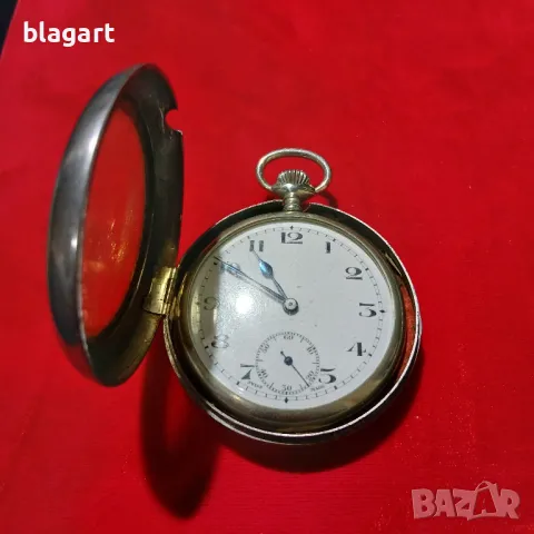  Джобен  часовник с кутия, снимка 1