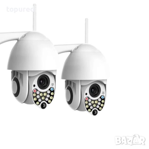 2БРОЯ БЕЗЖИЧНА WIFI КАМЕРА, 17 LED ДИОДА, снимка 1