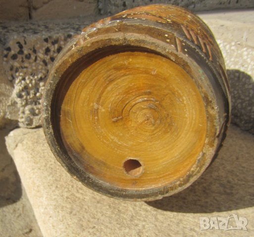 Малки буренца и Старо дървено буре бъчва бъчонка бъкел бъклица дърворезба, снимка 5 - Антикварни и старинни предмети - 28883935