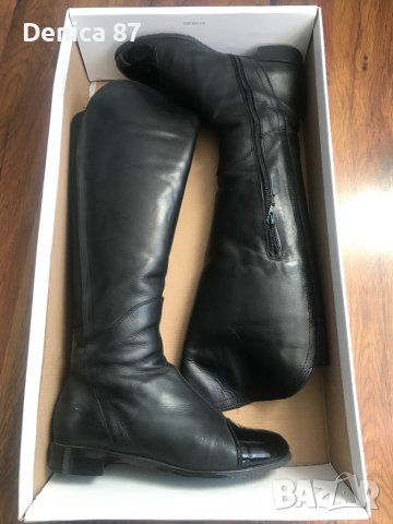 Дамски ботуши-чизми естествена кожа 