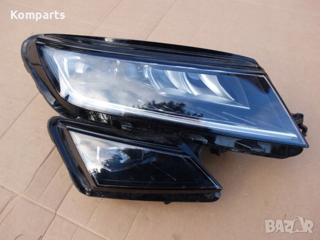 Оригинален ляв фар за SKODA KODIAQ 566 LED 2017 година 