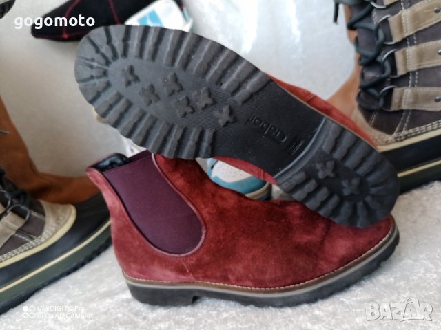 дамски боти N- 39 - 40 original basic GABOR® ,100% естествена кожа - велур, made in PORTOGAL
