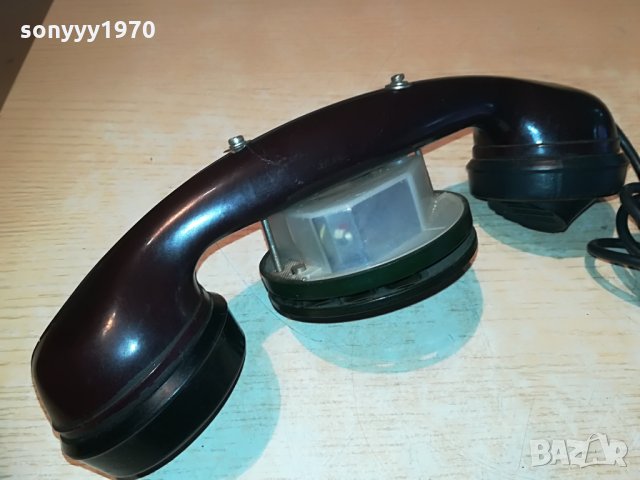 БАКЕЛИТ АНТИКА-ТЕЛЕФОН С ШАИБА-КОЛЕКЦИЯ, снимка 7 - Антикварни и старинни предмети - 29235301
