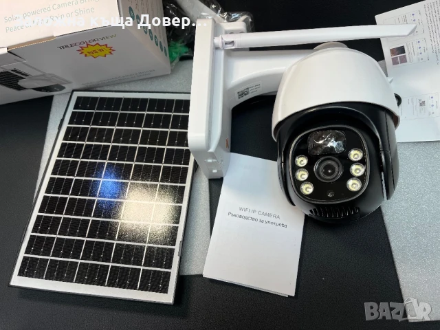 Соларна 10 mpx 4G Сим карта безжична камера kamera sim, снимка 5 - IP камери - 50943580