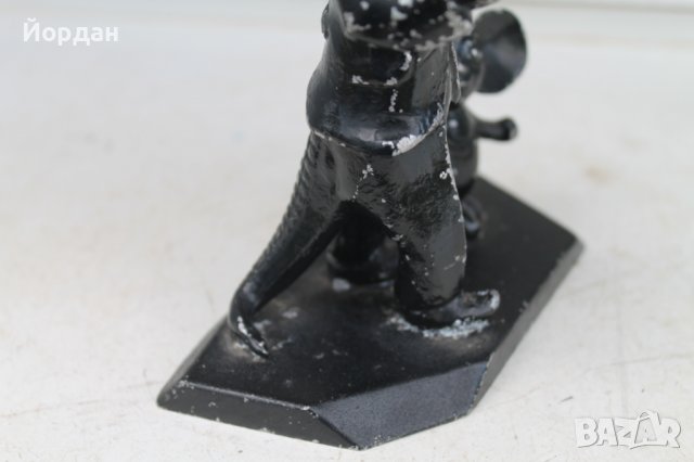 Алуминиева руска СССР фигура крокодила Гена и Чебурашка, снимка 4 - Статуетки - 36608693