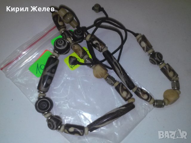 КОСТ РОГ РЪЧНА ИЗРАБОТКА КОЛИЕ ОРНАМЕНТИРАНО 12473, снимка 8 - Колиета, медальони, синджири - 29771890