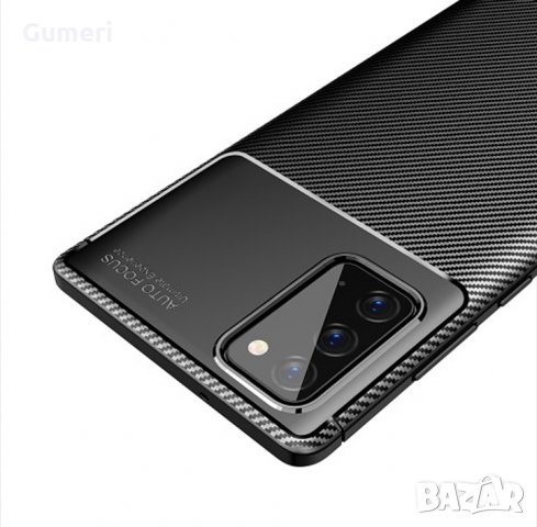  Samsung Galaxy Note20 Ultra /Samsung Galaxy Note20 Plus Карбонов удароустойчив гръб , снимка 4 - Калъфи, кейсове - 30303624