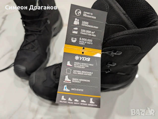 Тактически кубинки YDS Astor Black, снимка 2 - Други - 51060039