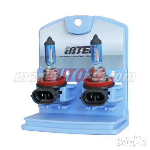 Mtec Cosmos Blue White H8 крушки 12 V 35 W 2 броя, снимка 2 - Аксесоари и консумативи - 55864358