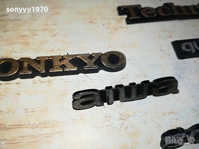 TECHNICS & SONY & AIWA-45лв за 1бр-AUDIO ЕМБЛЕМИ 0904231656, снимка 8 - Ресийвъри, усилватели, смесителни пултове - 40311294