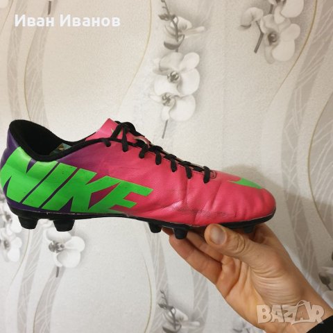 бутонки NIKE MERCURIAL VORTEX FG номер 44 -44,5, снимка 6 - Футбол - 39842800