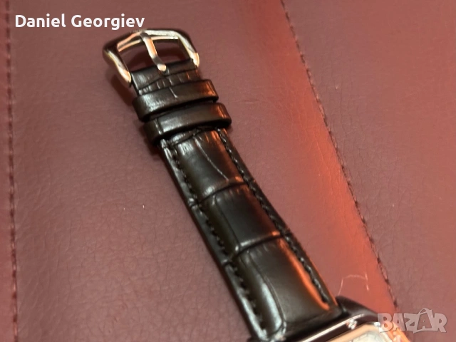Нов Cartier Santos Часовник с Кожена Каишка, снимка 10 - Луксозни - 53925465