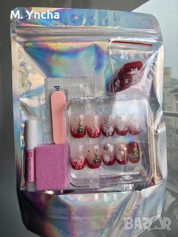 Лепящи се изкуствени нокти 18лв