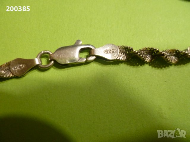 Старинно сребърно колие, снимка 4 - Колиета, медальони, синджири - 42025446