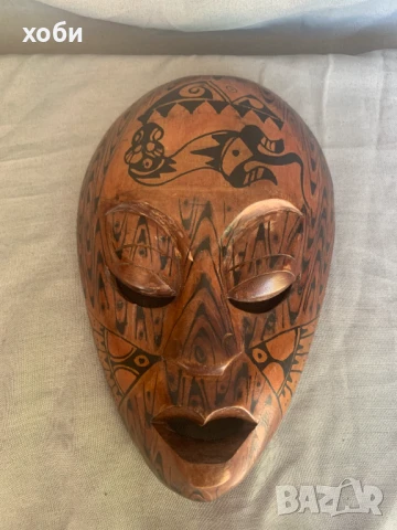 дървена африканска маска  