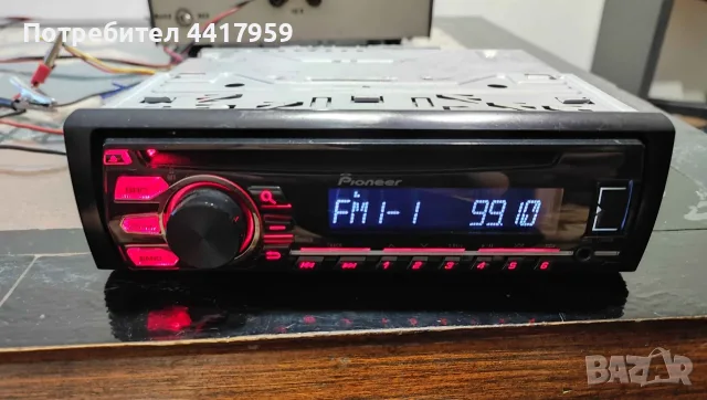 Радио / CD Pioneer DEH-1700UB с RDS тунер, USB и Aux вход.