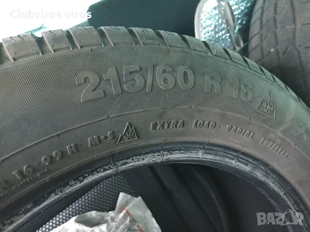 Зимни Гуми Continental 215 60 16, снимка 5 - Гуми и джанти - 56481142