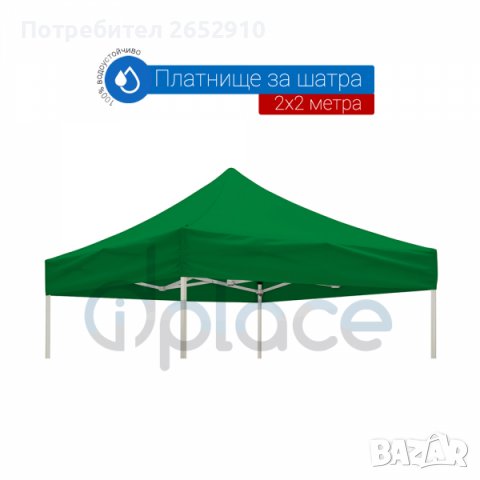 Гумирани, непромокаеми платнища и страници за сгъваеми шатри2х2, 3х3, 2х4, 3х4,5 3х6м.Цена15лв/7,67€, снимка 18 - Други - 36576953