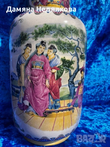 Красива китайска ваза Shang , снимка 3 - Антикварни и старинни предмети - 53997923