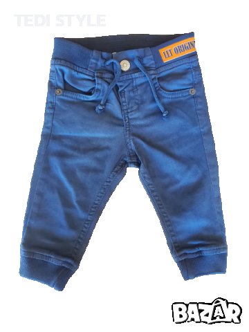 Бебешки панталон в син цвят , снимка 1 - Панталони и долнища за бебе - 40111526