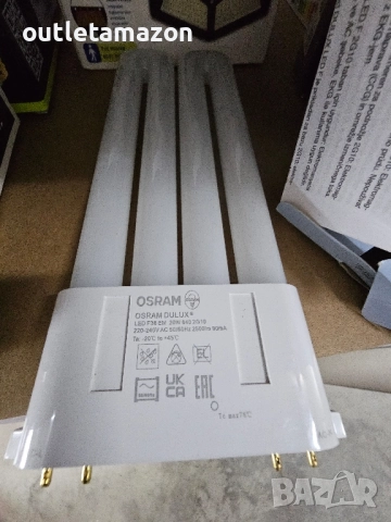 LED Флуоресцентна тръба 2G10/20W/230V 4000K - Osram, снимка 4 - Друга електроника - 52461801
